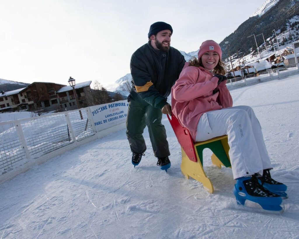 Skating rink in Val Cenis