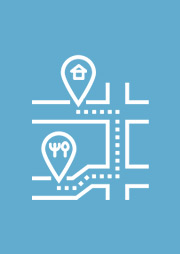 Picto Val Cenis Village-station map
