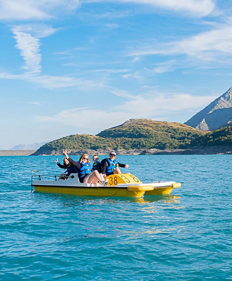 Activités fraîcheur à Val Cenis, la base nautique