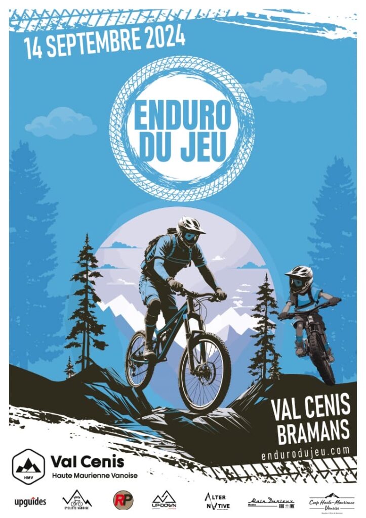 Poster Enduro du Jeu 2024, Val Cenis, MTB