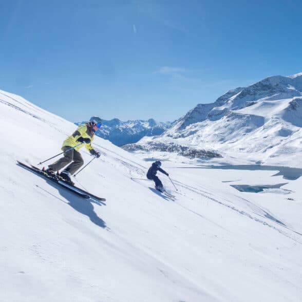 Nature et Ski Val Cenis, lac du Mont Cenis