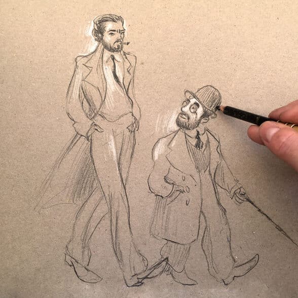 Lecture dessinée avec Solange Bazely