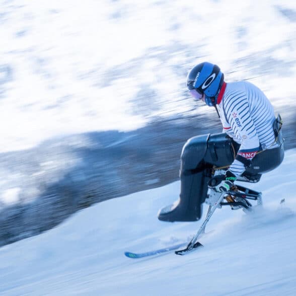 Compétition handiski Val Cenis, équipe de France handisport
