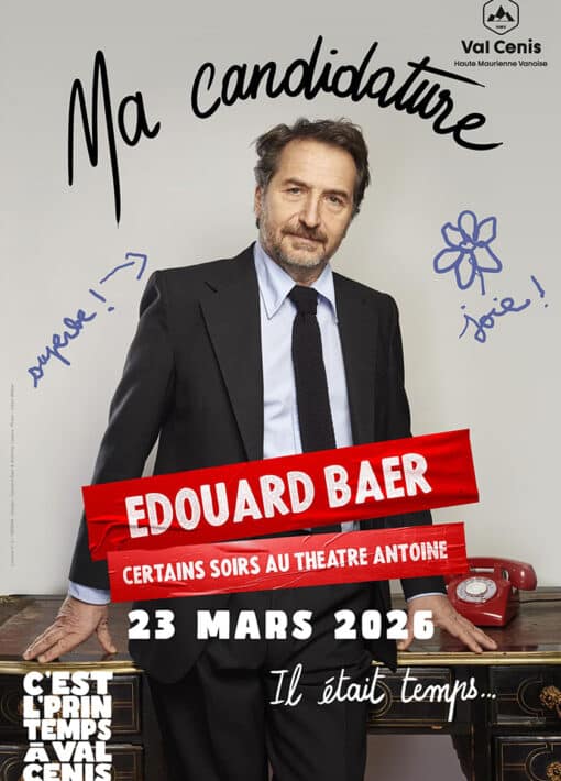 C'est l'printemps à Val Cenis, affiche "Edouard Baer"