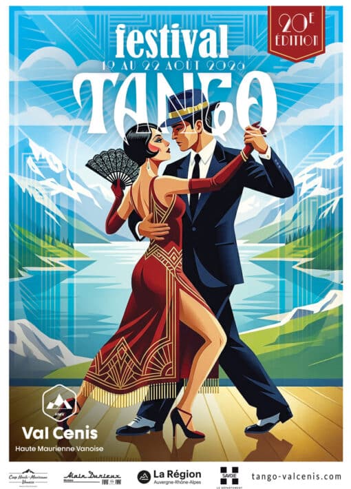 Affiche festival de tango de Val Cenis 2026