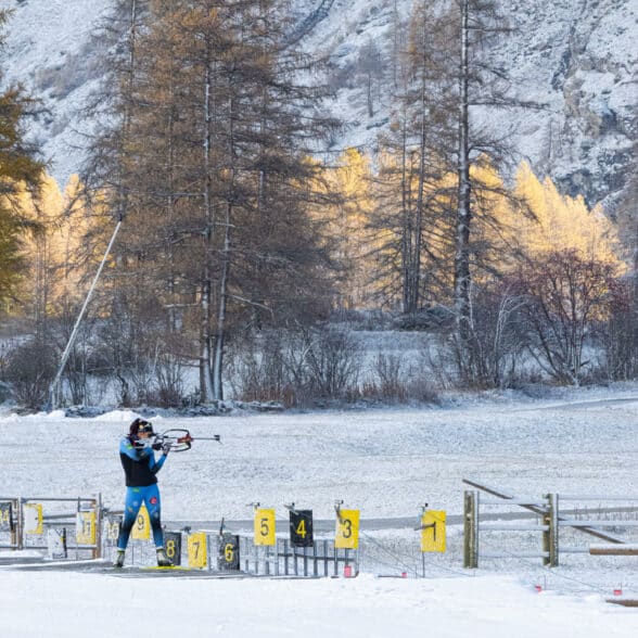 snowfarming bessans biathlon ski novembre