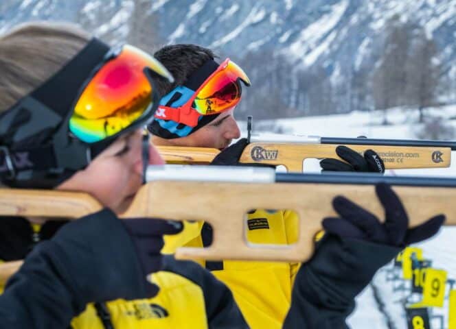 Top 5 en hiver à Bessans, découvrir le biathlon