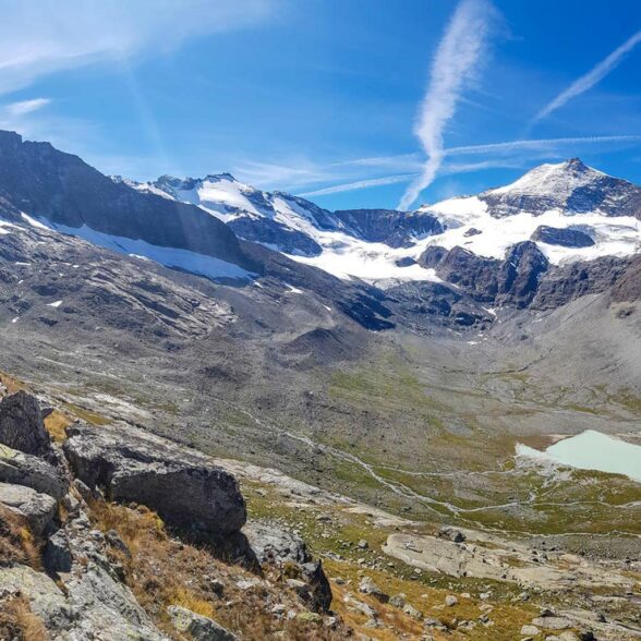 The Glacier des Évettes, a must-see in the Alps Bonneval sur Arc