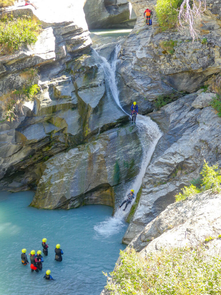 Activité canyoning en été à Bonneval sur Arc