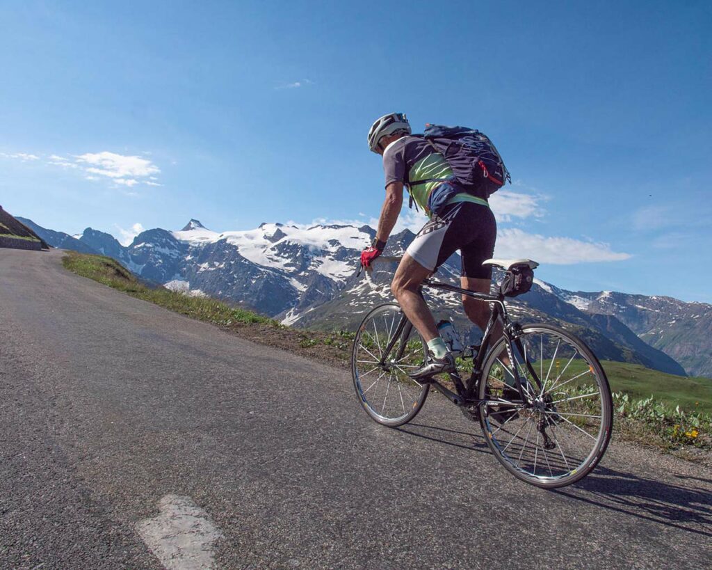 Activité cyclo l'été à Bonneval sur Arc