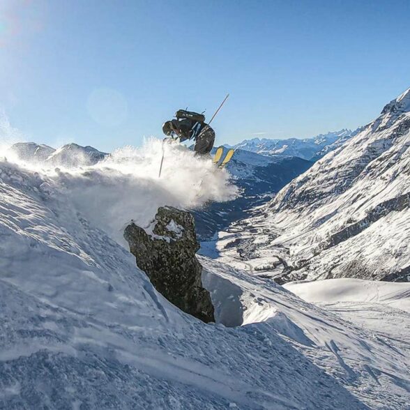 Ski et glisse en freeride à Bonneval sur Arc