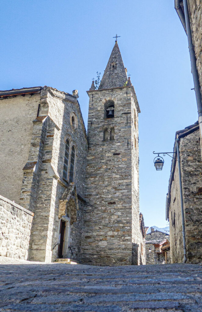 The church at Bonneval sur Arc is a must-see!