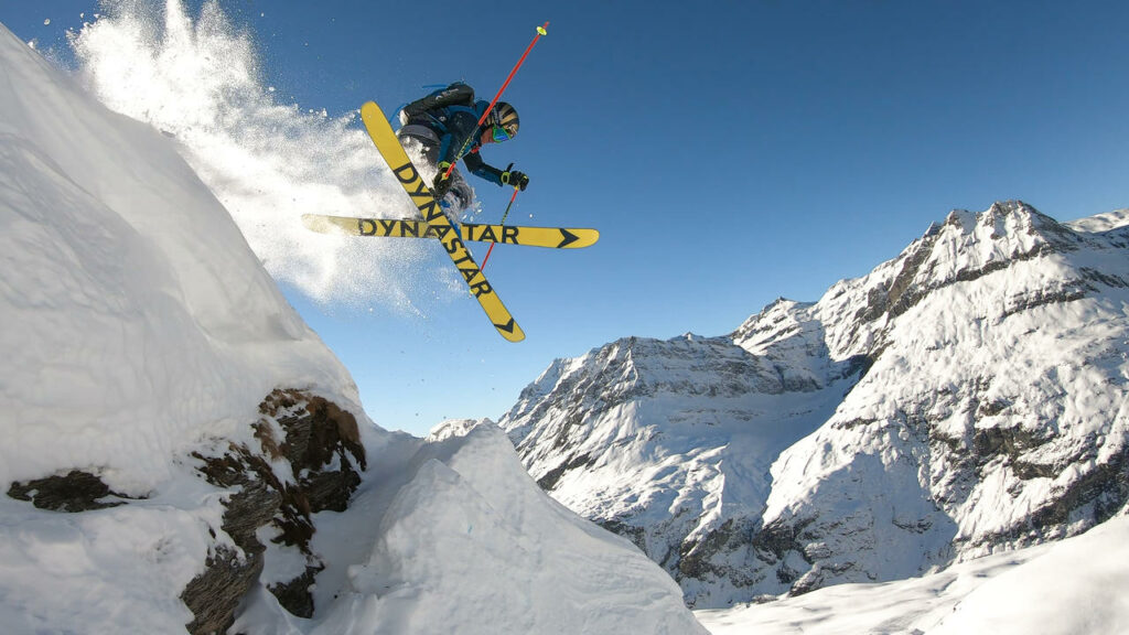 Freeride skiing Bonneval sur Arc