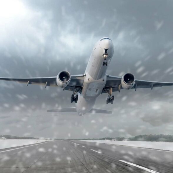 Venir à Bonneval sur Arc en avion